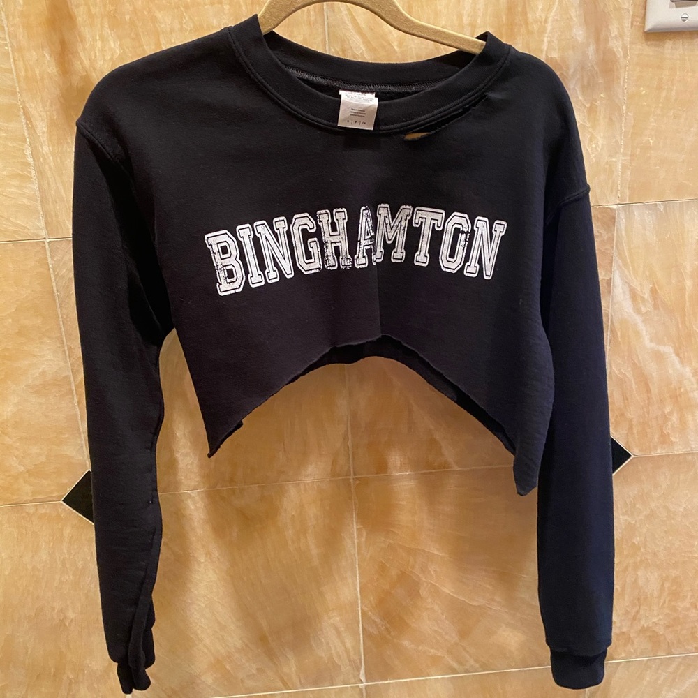 Binghamton cropped sweatshirt (size small)